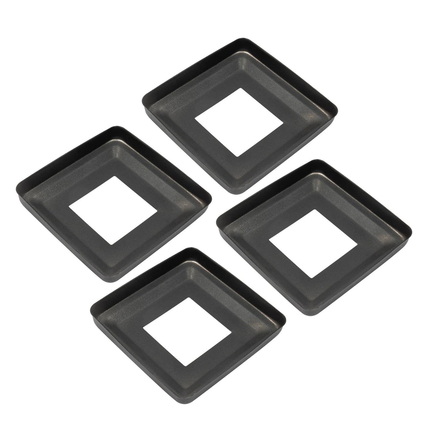 Adjustable Stainless Steel Cable Railing Post 36"x2"x2", Black T-shaped 4pcs Intermediate Column, Indoor and Outdoor Handrails