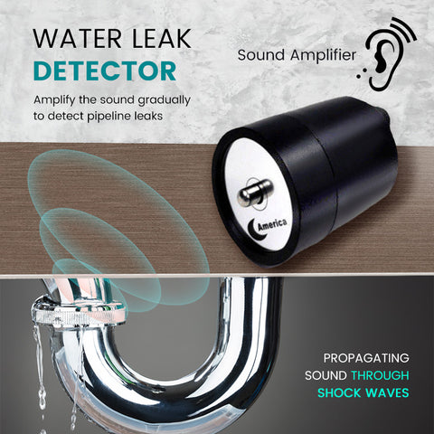 Water Leak Detector Multi-functional Sound Detector For Pipe Water Leak Suitable for leak detection of various construction pipe