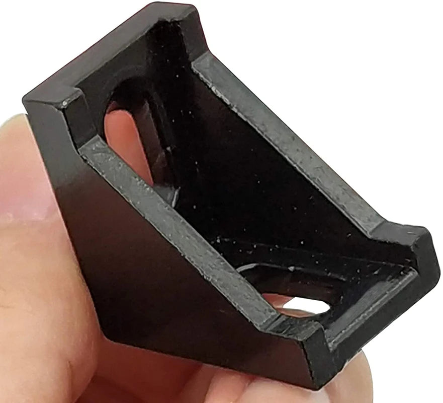 2020 Series Aluminum Profile Connector Set, 20 Pcs Corner Bracket, 40 Pcs T Nuts and Hex Screw Bolt for Slot 6mm Aluminum Profil