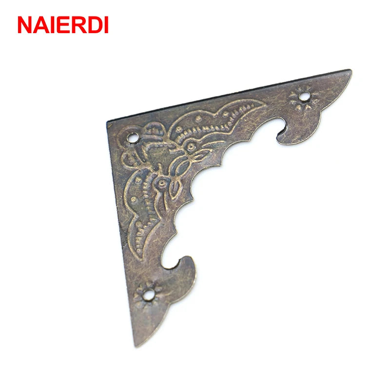 NAIERDI Decoration Corner Bracket Antique Jewelry Wooden Box Foot Leg Corner Protector Crafts Furniture Fittings Hardware