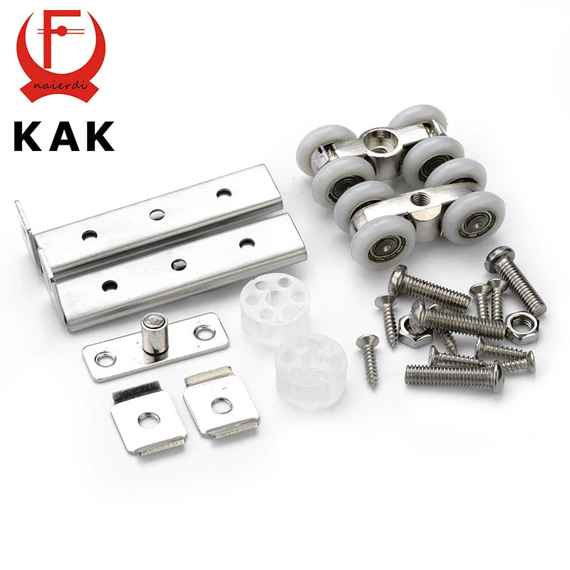 KAK 2pcs Folding Shelf Brackets Heavy Duty Stainless Steel Collapsible Shelf Bracket for Table Work Space Saving DIY Bracket