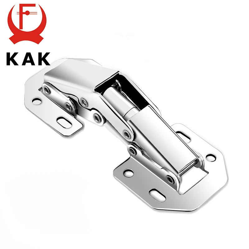 KAK 2pcs Folding Shelf Brackets Heavy Duty Stainless Steel Collapsible Shelf Bracket for Table Work Space Saving DIY Bracket