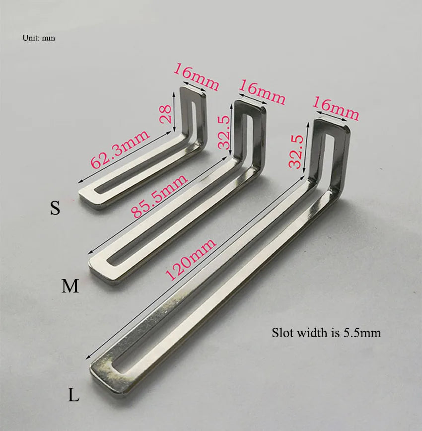 Nickel-plated Corner Bracket Adjustable 90 Degree L-Shaped Corner Brackets Angle Iron Connector Shelf Support Accessories 선반 앵글
