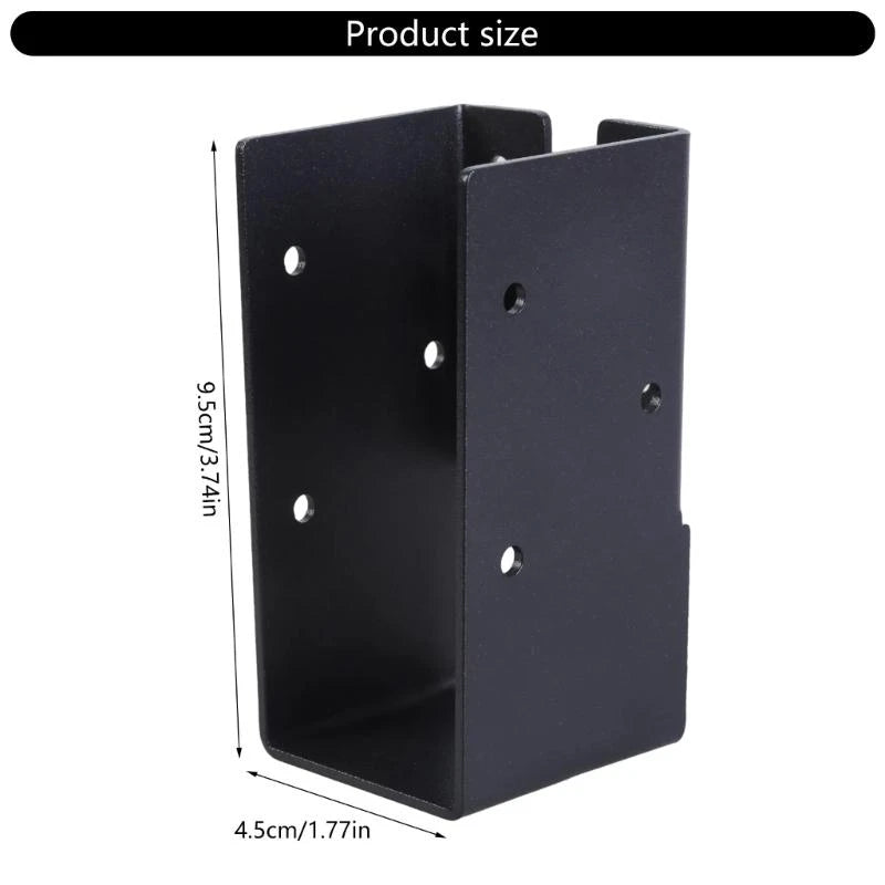 50LF Portable Sturdy Adjustable Deck Post Base Brackets for Support in Garden Terraces and Balconies Deck Installations