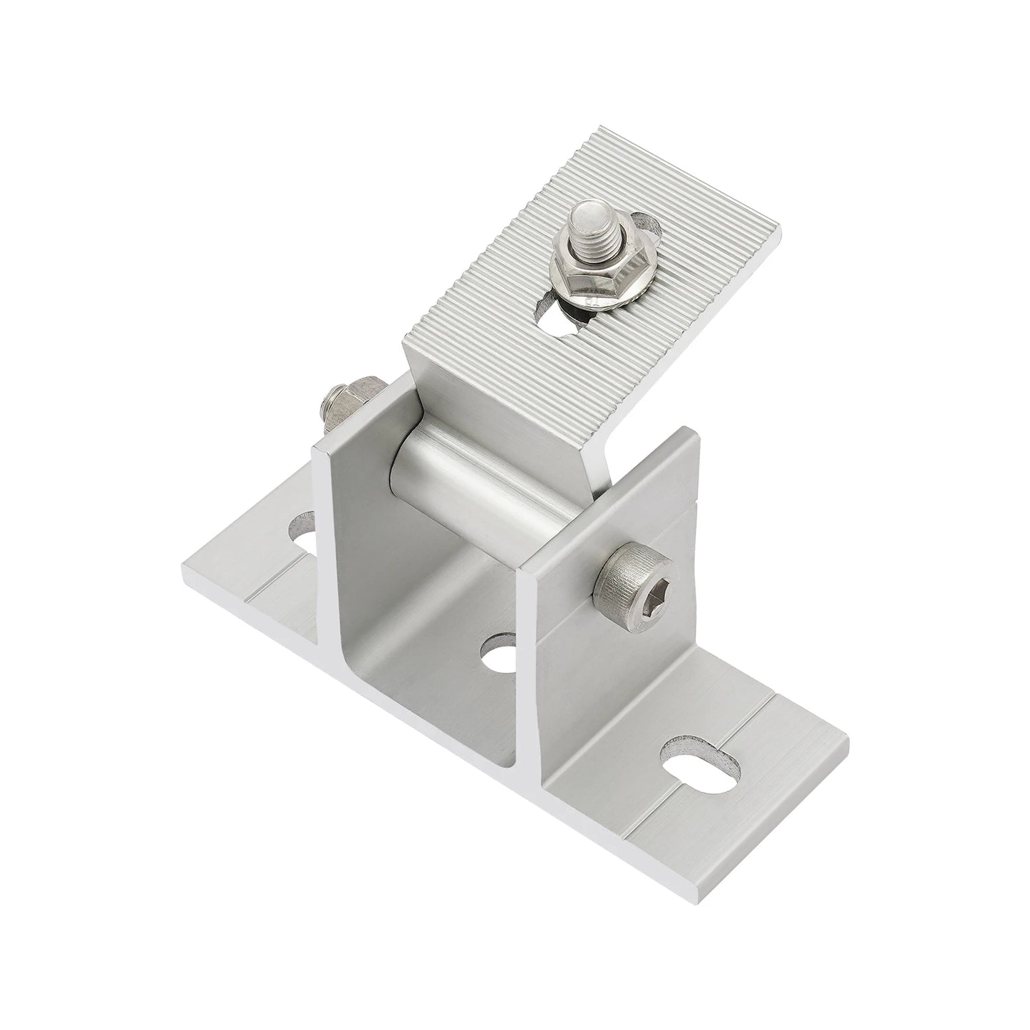 Solar Panel Mounting Set Stand 15-30° Adjustable Tilt Brackets for Flat Roof Wall Balcony Power Plant Motorhome