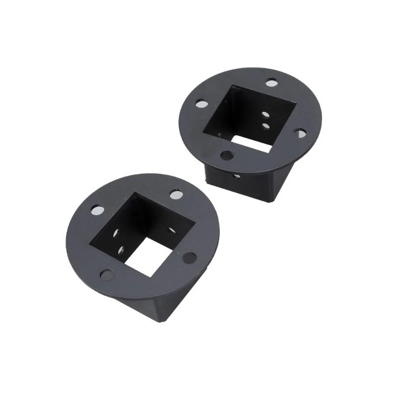 Sturdy Post Brackets Anchors Pack of 6 Powder Coated Steel for Fence Railings Privacy Panel Gazebos and Pergolas .Y5GA