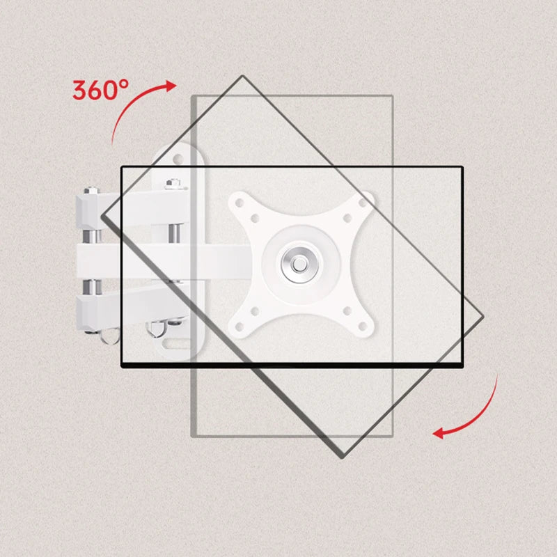 Universal Retractable TV Mounts Wall Mount Bracket Load Bearing 15KG For 10 to 32 inches LCD Monitor TV Stand Expansion Bracket