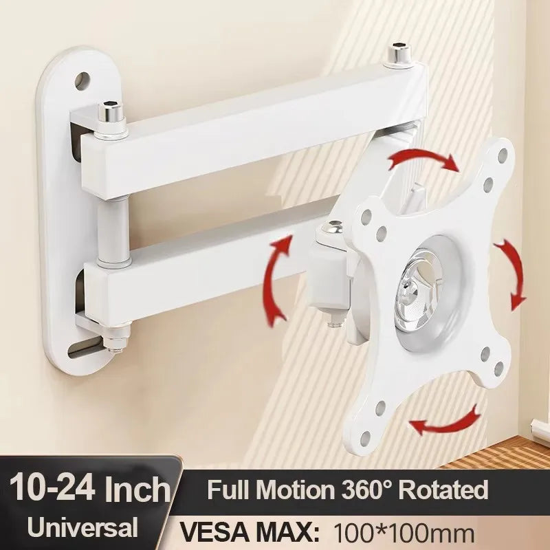 Universal Retractable TV Mounts Wall Mount Bracket Load Bearing 15KG For 10 to 32 inches LCD Monitor TV Stand Expansion Bracket