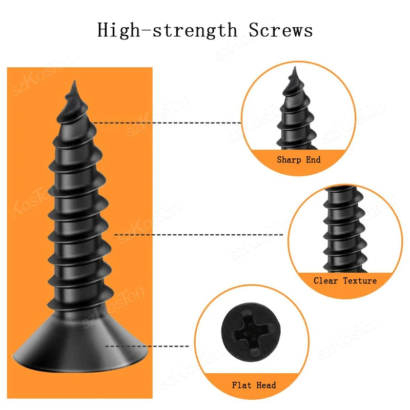 10~50PCS Black Stainless Steel L Shaped Bracket 90 Degree Right Angle Corner Brackets with Screw  for DIY Wood Furniture Cabinet