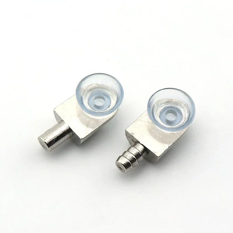 A 10pcs Zinc-alloy Ping-Pong plate bracket High-end furniture hardware plate bracket Cabinet cabinet cabinet sucker plate bracket