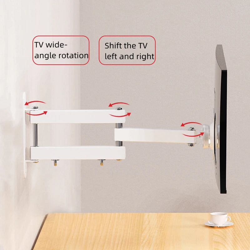Universal Retractable TV Mounts Wall Mount Bracket Load Bearing 15KG For 10 to 32 inches LCD Monitor TV Stand Expansion Bracket
