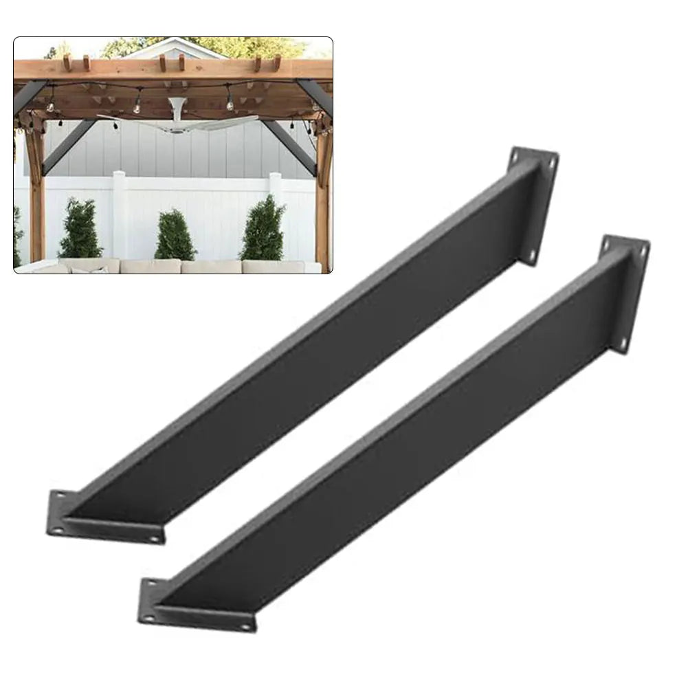 2Pcs 45 Degree Angle Support Brackets Pergola Kit Heavy Duty Connector Support Brackets For Gazebos Tree Houses Decks Cabins