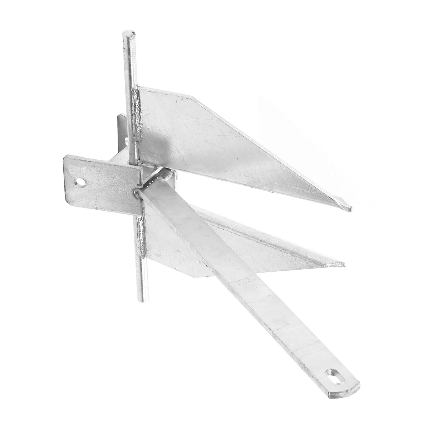 13lb Ship Anchor Kit Carbon Steel Heavy Duty Fluke Style Boat Anchor with Nylon Rope Chain for Fresh Water Sea Ship Supplies