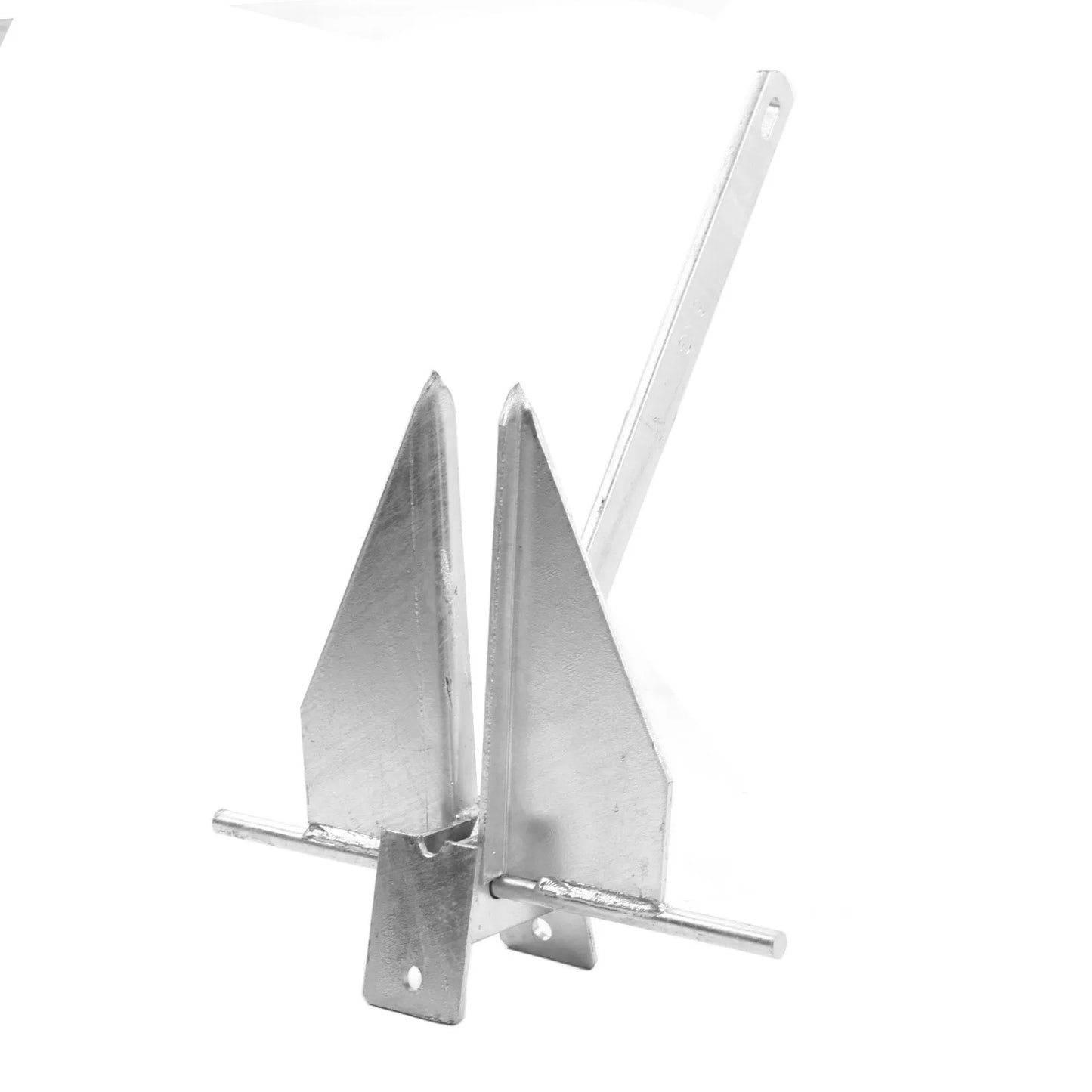 13lb Ship Anchor Kit Carbon Steel Heavy Duty Fluke Style Boat Anchor with Nylon Rope Chain for Fresh Water Sea Ship Supplies