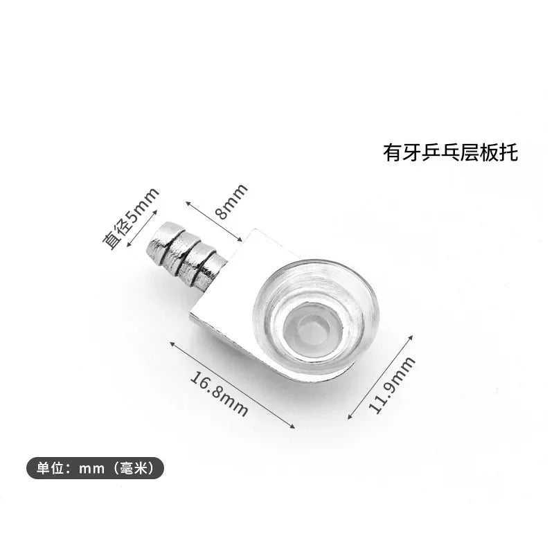 A 10pcs Zinc-alloy Ping-Pong plate bracket High-end furniture hardware plate bracket Cabinet cabinet cabinet sucker plate bracket