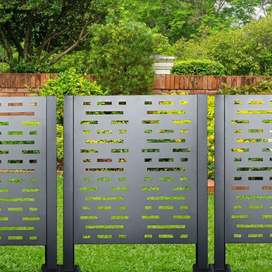 3ftx3ft Air Conditioner Fence for Outdoor Units Metal Privacy Fence Cover Perfect to Conceal Air Conditioning Units