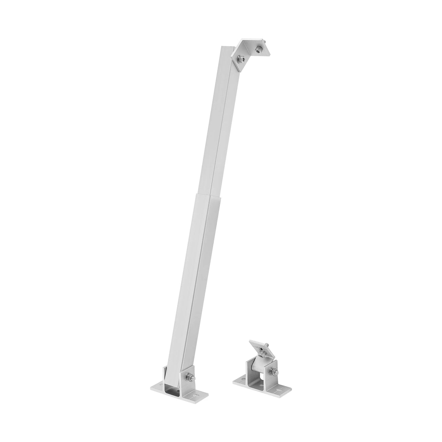 Solar Panel Mounting Set Stand 15-30° Adjustable Tilt Brackets for Flat Roof Wall Balcony Power Plant Motorhome