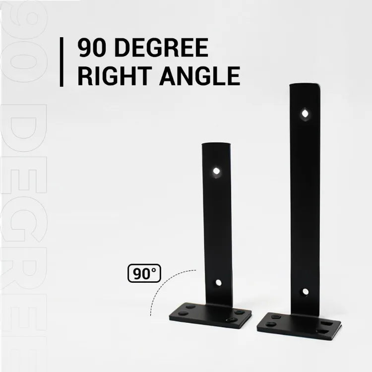 Floating Shelf Brackets Carbon Steel Wall Mount Invisible T Shelves Brackets for Bathroom and Kitchen Storage Support