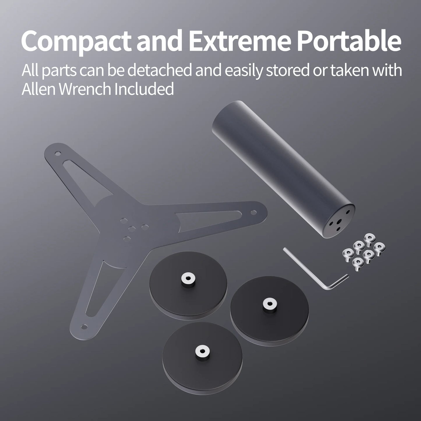 Starlink Mini Mount Magnetic Tripod Mount for Starlink Mini Car Roof Mounting Kit Accessories Compatible with Original Pipe