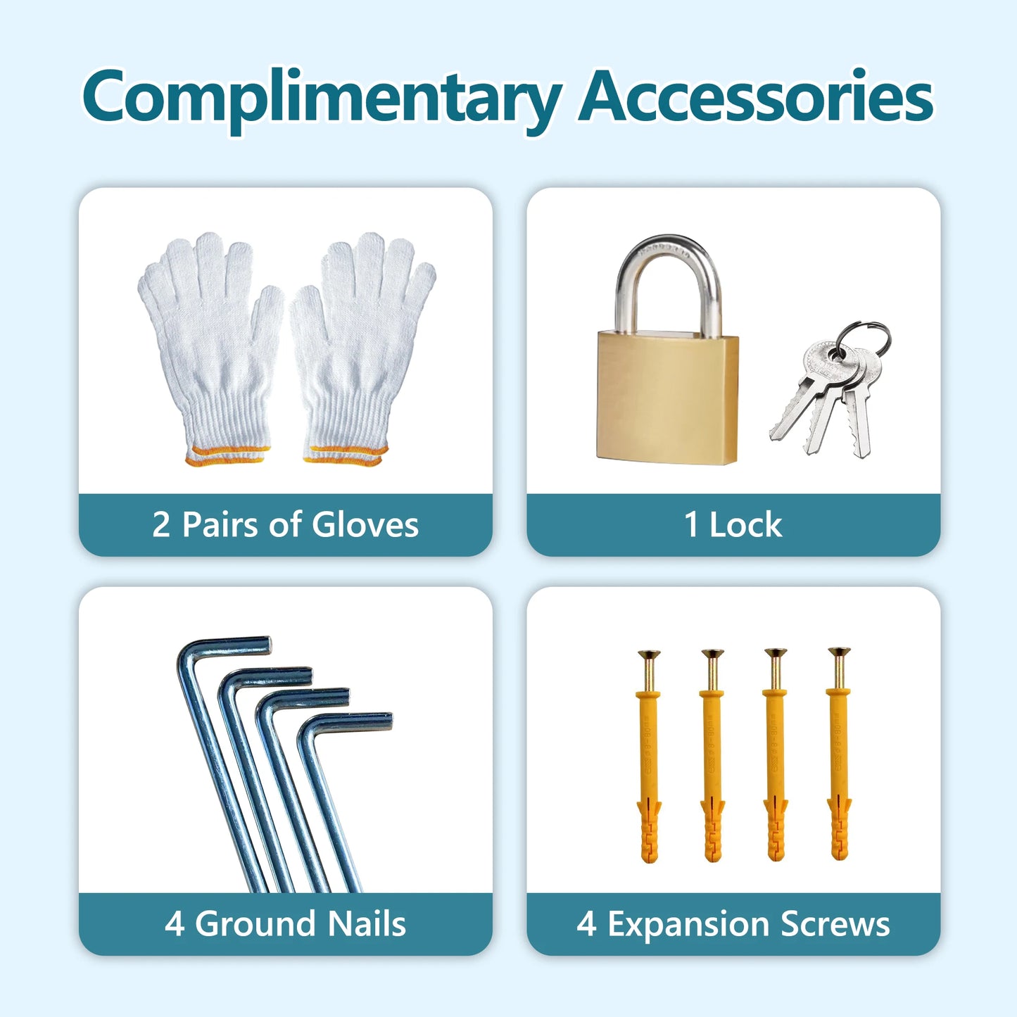 1 4x10 FT Galvanized Steel Outdoor Shed – Weatherproof Lockable Storage for Tools, Bikes & Pets w/Sloping Roof & Window