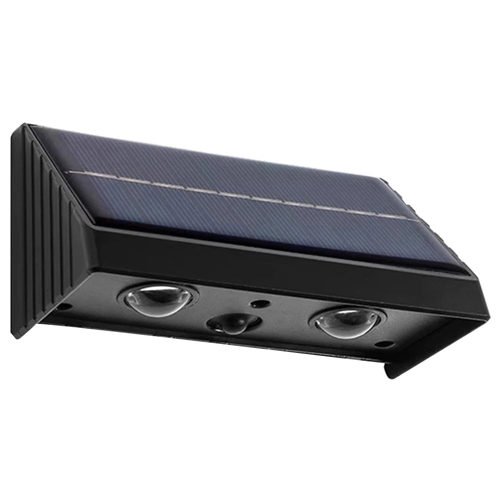 Garden Fence Light 1200mAh Outdoor LED Solar Wall Light IP54 Waterproof Patio Spot Light LED Solar Fence Lamp Patio Garden Decor