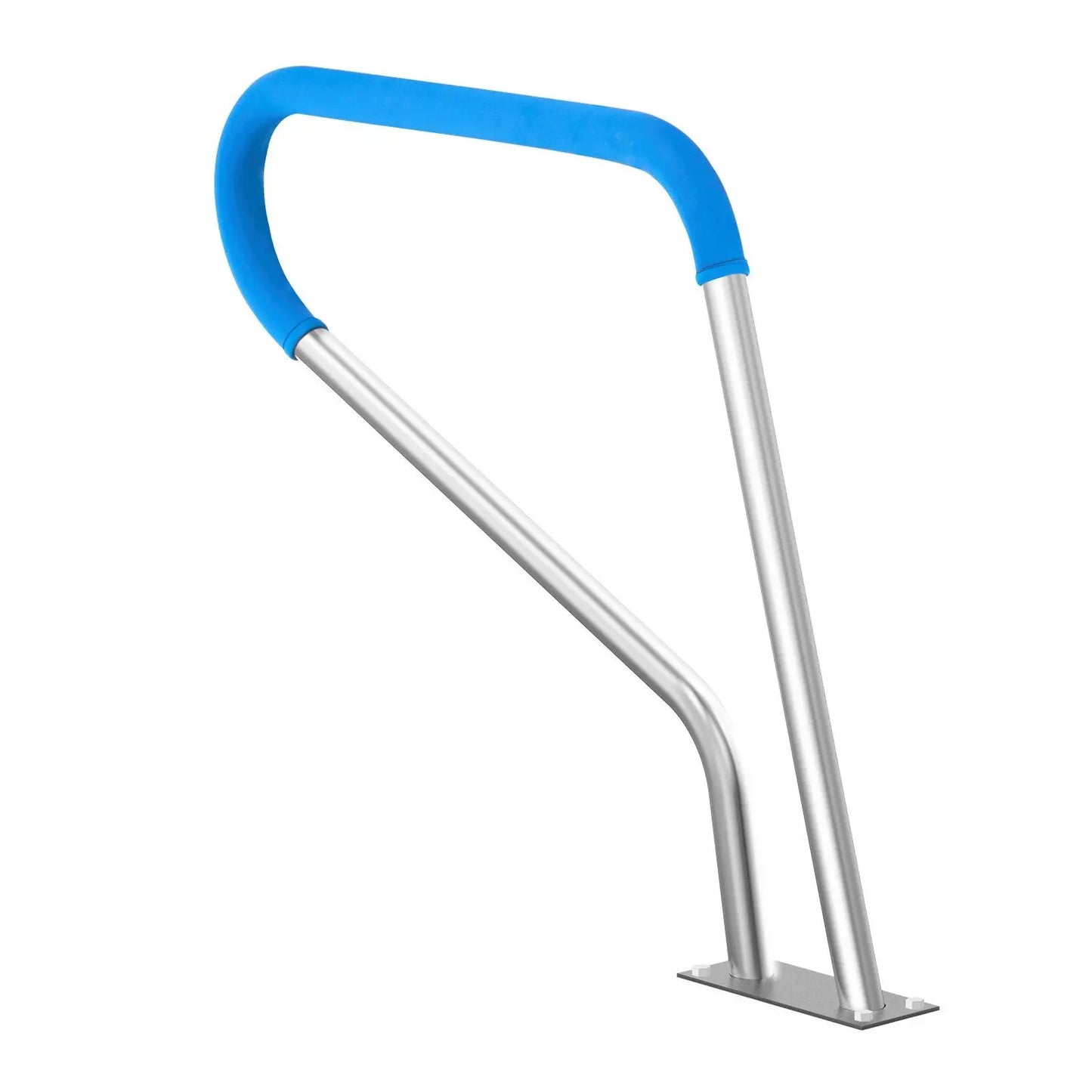 Pool Handrail 39 x 32 inch Stainless Steel with Base Plate for Spas