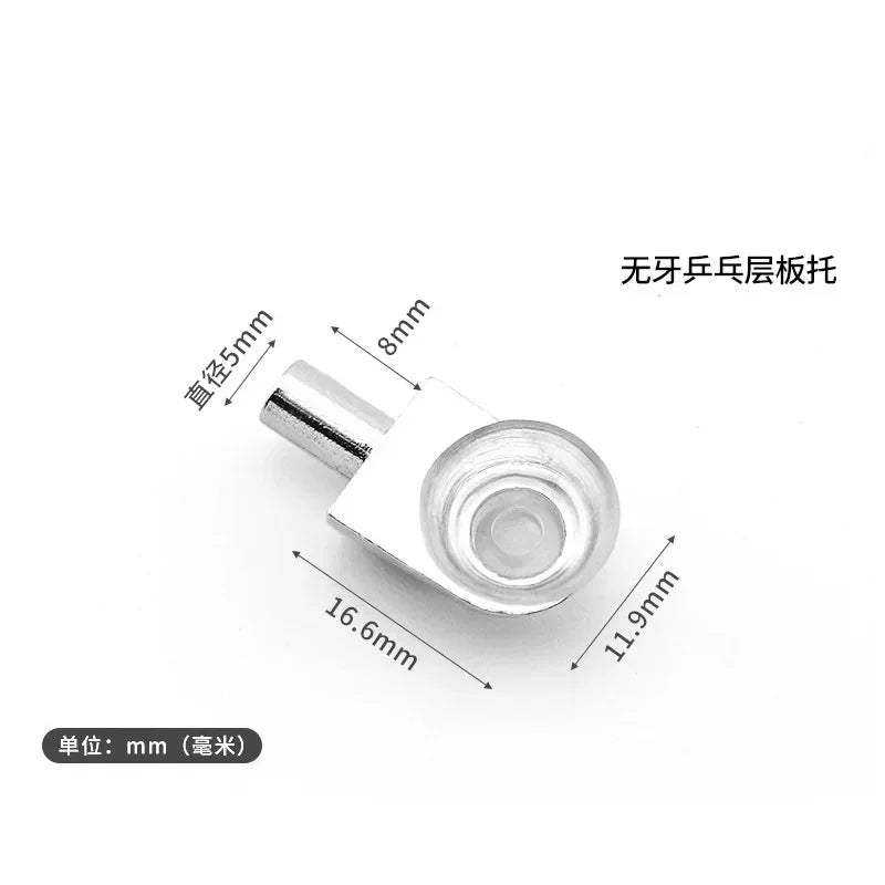 A 10pcs Zinc-alloy Ping-Pong plate bracket High-end furniture hardware plate bracket Cabinet cabinet cabinet sucker plate bracket
