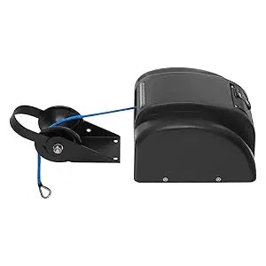 Electric Boat Anchor Winch Kit 12V with 100ft Anchor Rope Remote Control Heavy Duty Towing Winches for 24ft Fishing Boat