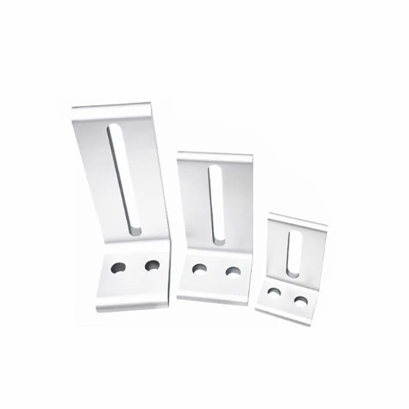 2Pcs   Aluminum Profile Frame Layer Plate Support Brackets 2020 3030 4040S  Outer Side Fixing Parts