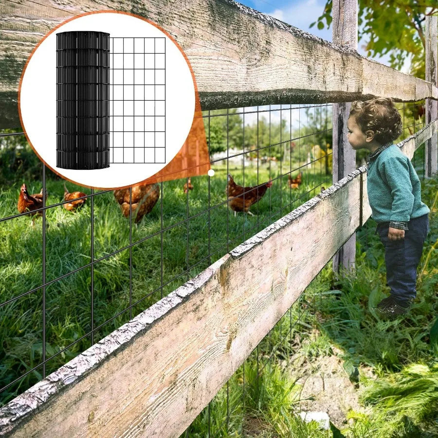 Hardware Cloth 24'' x 50' Galvanized Wire Mesh Roll 16 Gauge Chicken Wire Fence Roll Vinyl Coating Metal Wire Mesh for Chicken