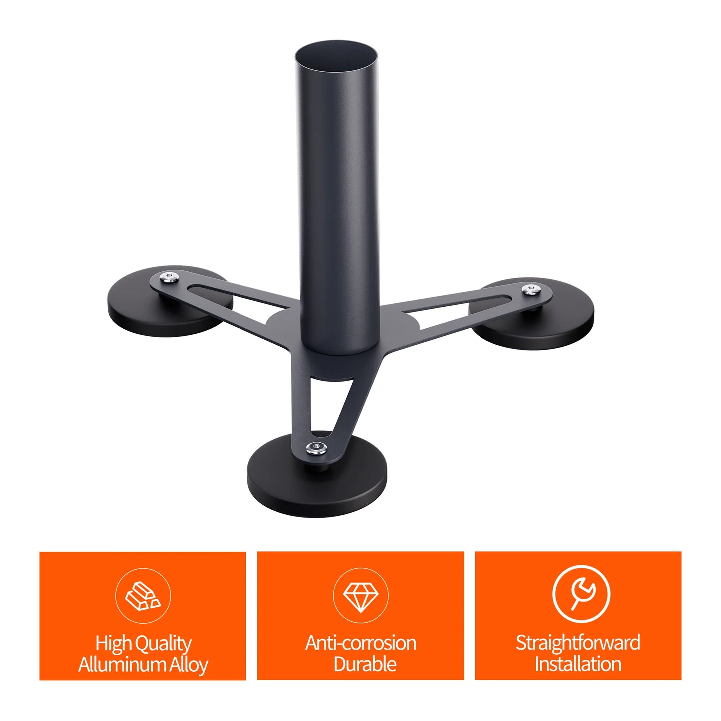 Starlink Mini Mount Magnetic Tripod Mount for Starlink Mini Car Roof Mounting Kit Accessories Compatible with Original Pipe