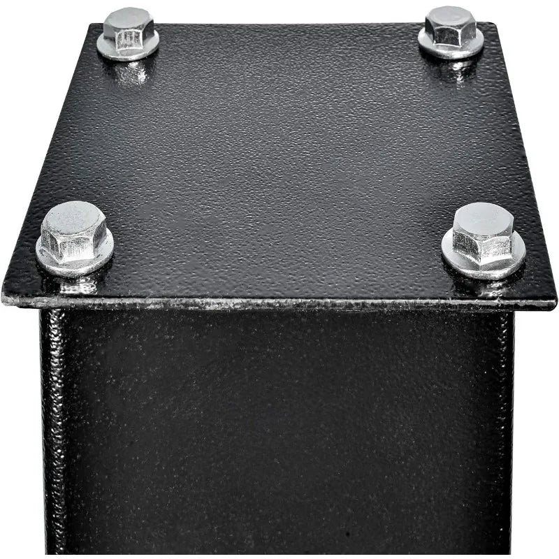 7121, Black In-Ground Mounting Post, 43 x 4 x 4 inches, for Use with Mailbox