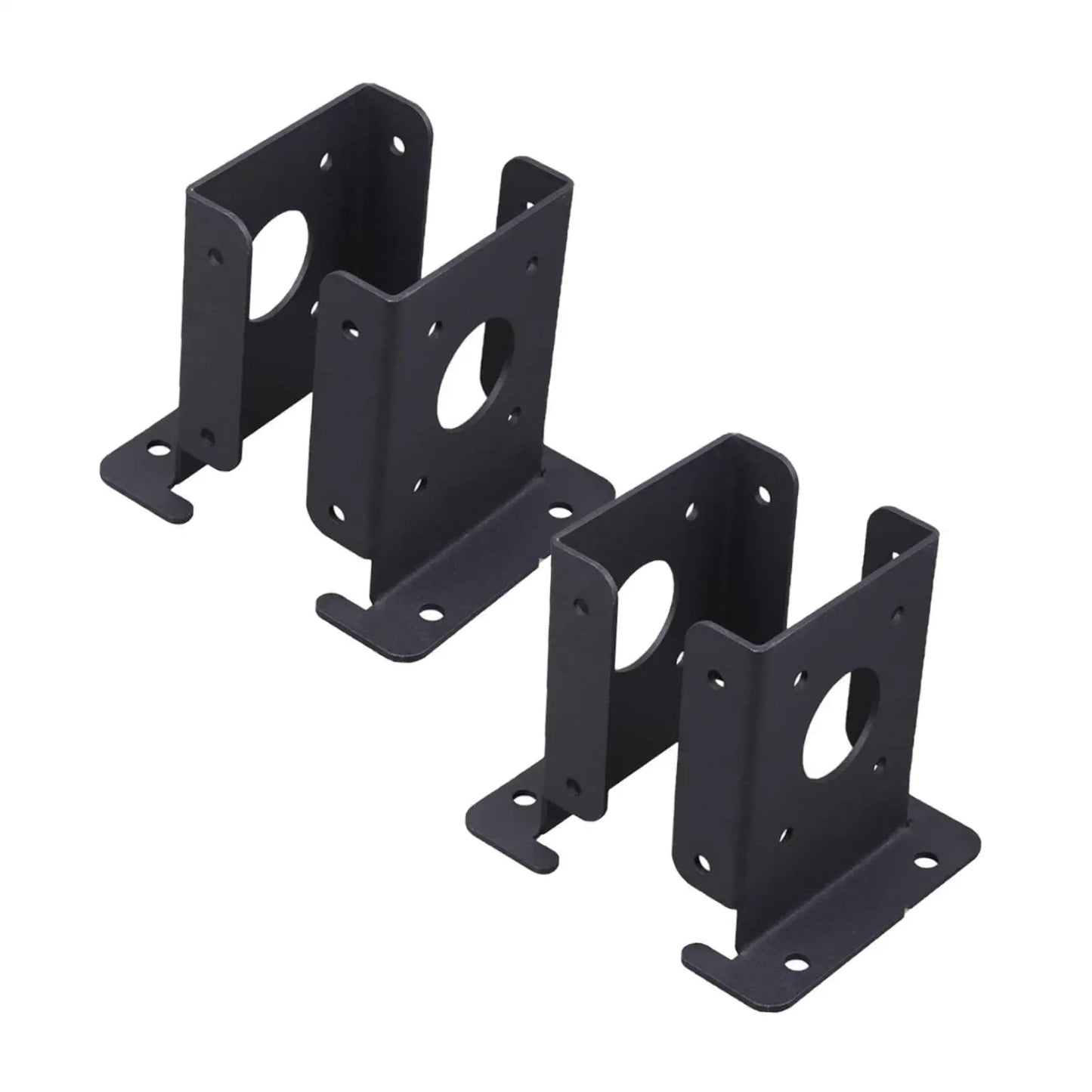 4Pcs Wood Fence Pergola Wood Fence Post Anchor Base Home Outdoor Adjustable