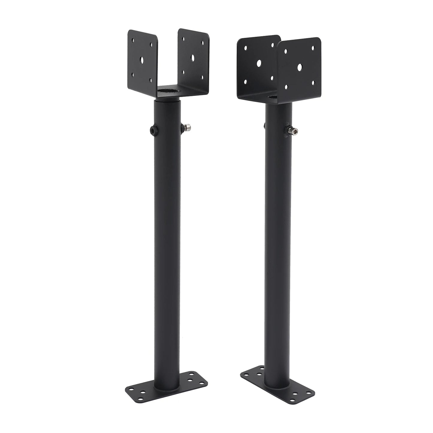 2PCS 304 Stainless Steel Roof Beam Bracket Kit, 360° Adjustable Post Cap for 4x4 4x6 Wood Beam, for Pergola Gazebo Carport