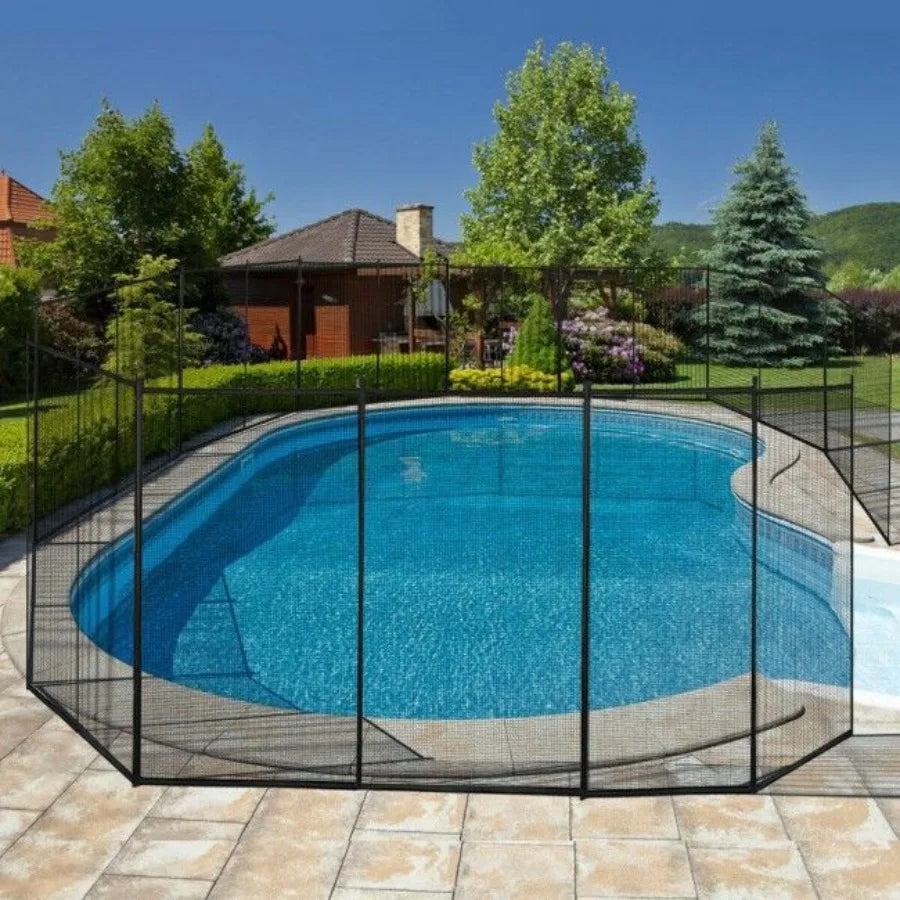 4 Feet x 12 Feet Inground Swimming Pool Safety Fence