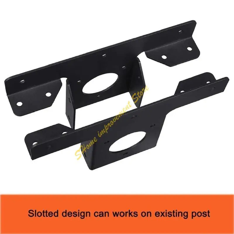 Post Metal T Shaped Bracket Heavy Duty Pergola Corner Brackets Extension for Extension Post Gazebos, Patios D7WA