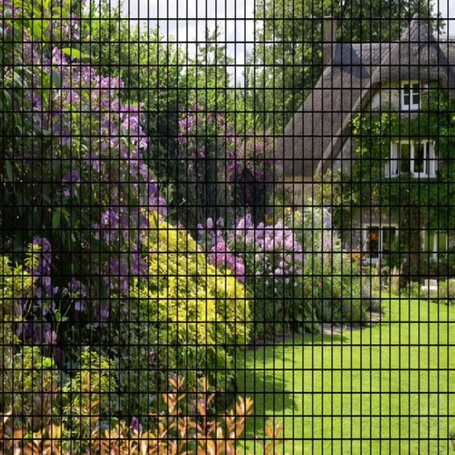 36inch x 50ft Black Vinyl Coated Hardware Cloth 2 X 3 16Ga Welded Wire Mesh fence PVC Coated Welded Chicken Wire Fencing Metal