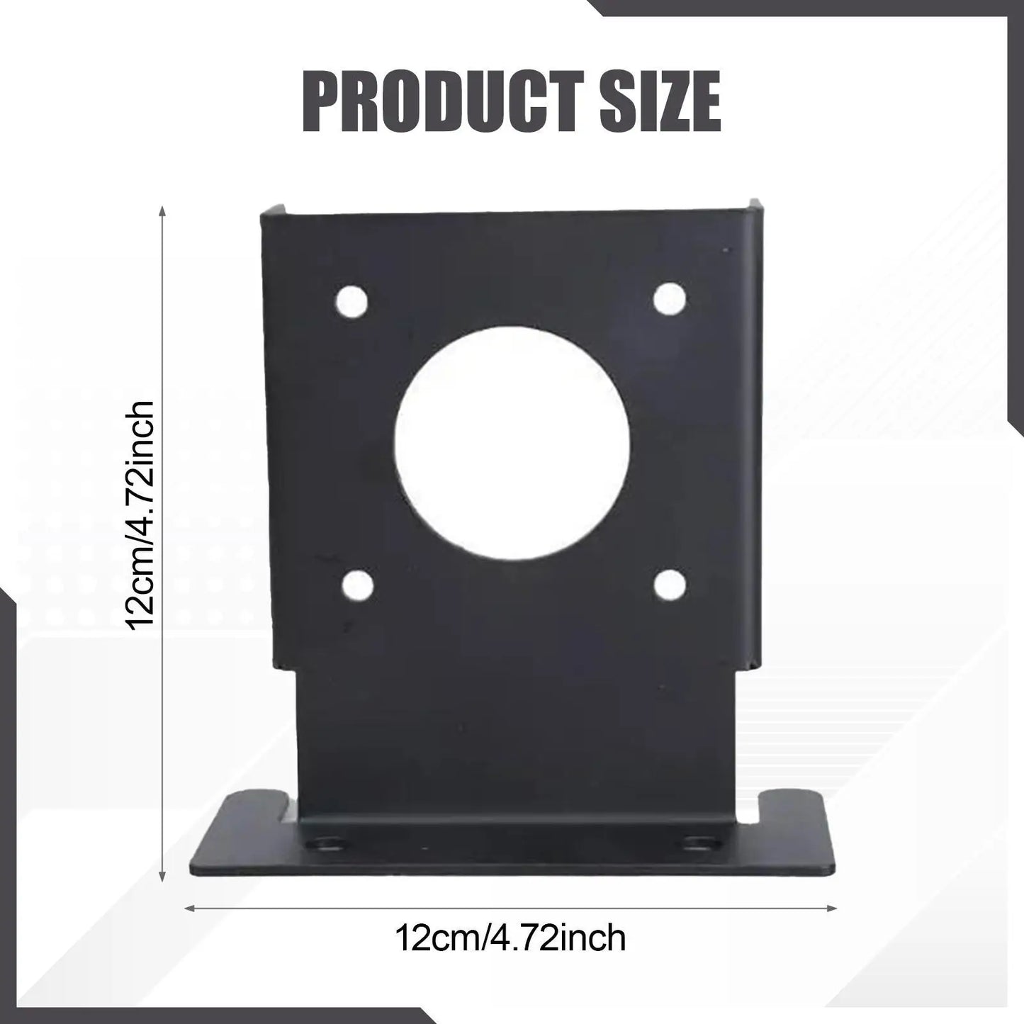 4Pcs Wood Fence Pergola Wood Fence Post Anchor Base Home Outdoor Adjustable