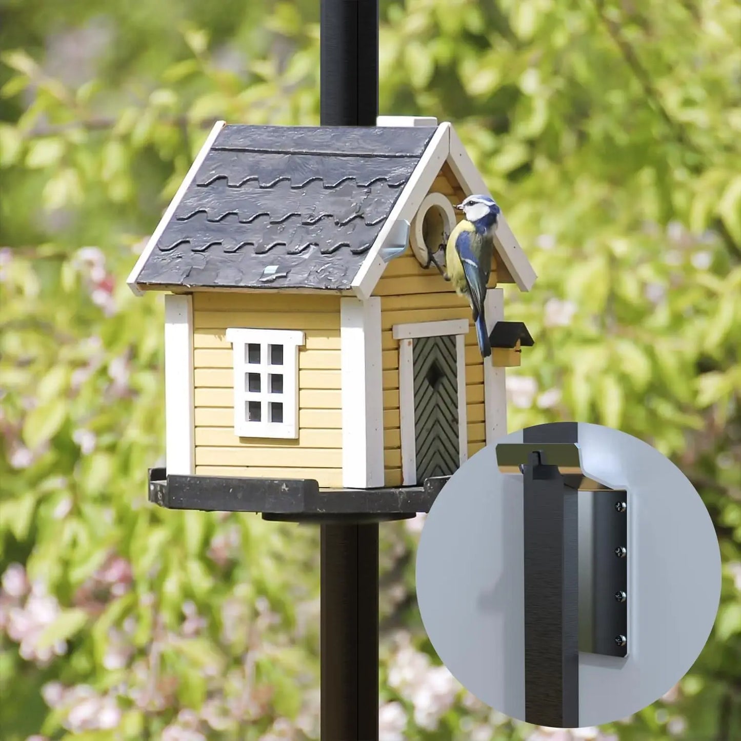 T-Post Mounting Bracket 6Pcs T Post Target Hanger Fence Bracket For T Post Fence Bird House Signs Lumber Mailbox