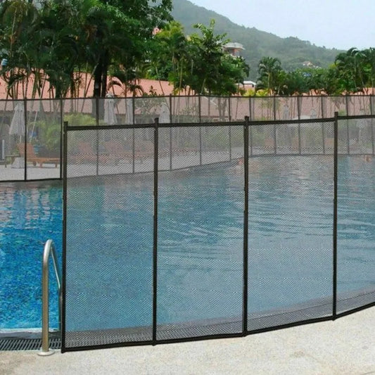 4 Feet x 12 Feet Inground Swimming Pool Safety Fence