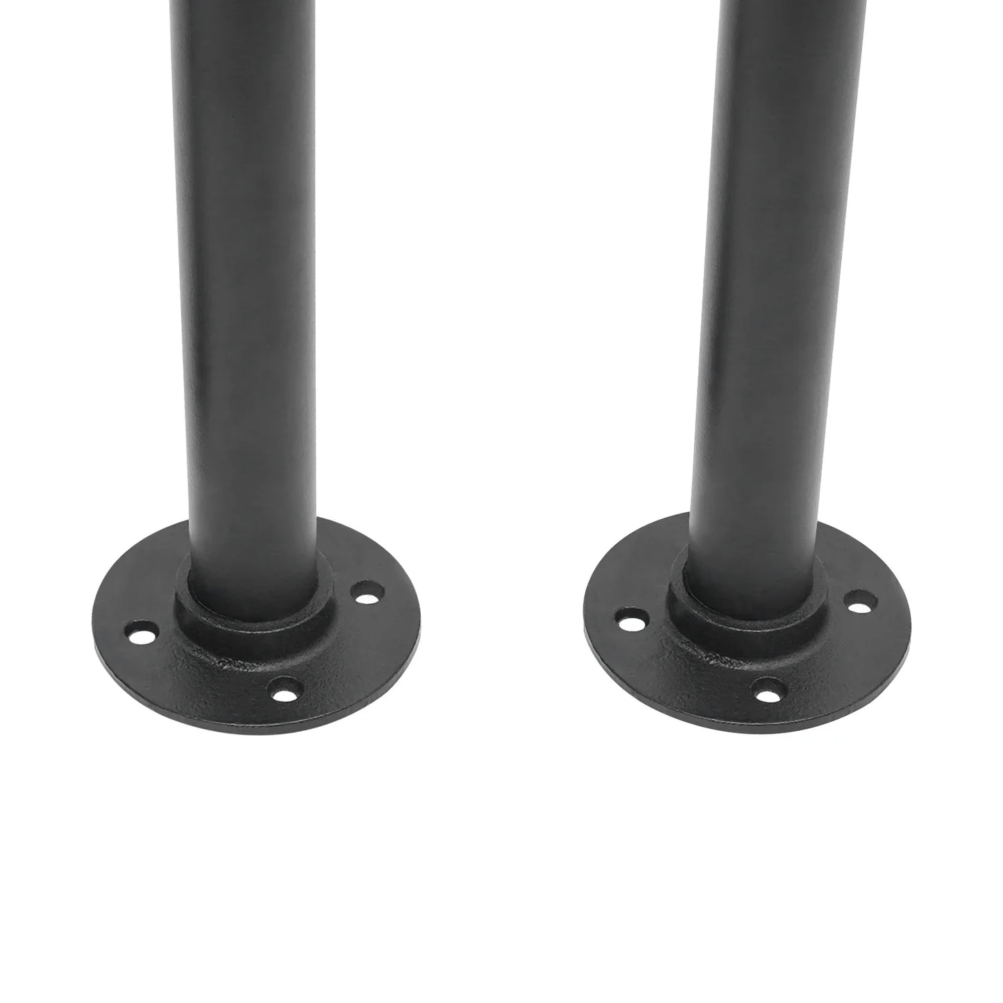 5pcs U-shaped Industrial Style Staircase Anti Slip Handrails, Retro Tubular Thickened Indoor Fence for Lofts, Hotels and Office