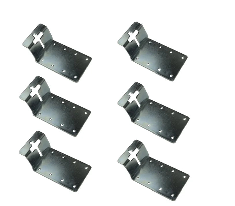 T-Post Mounting Bracket 6Pcs T Post Target Hanger Fence Bracket For T Post Fence Bird House Signs Lumber Mailbox