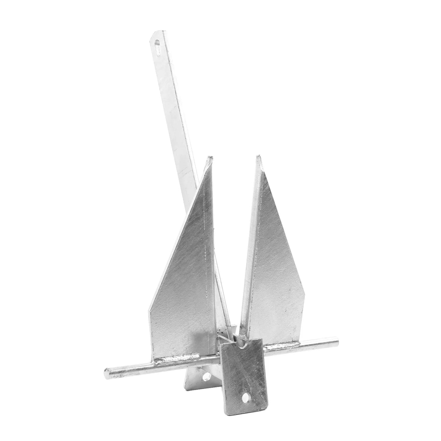 13lb Ship Anchor Kit Carbon Steel Heavy Duty Fluke Style Boat Anchor with Nylon Rope Chain for Fresh Water Sea Ship Supplies