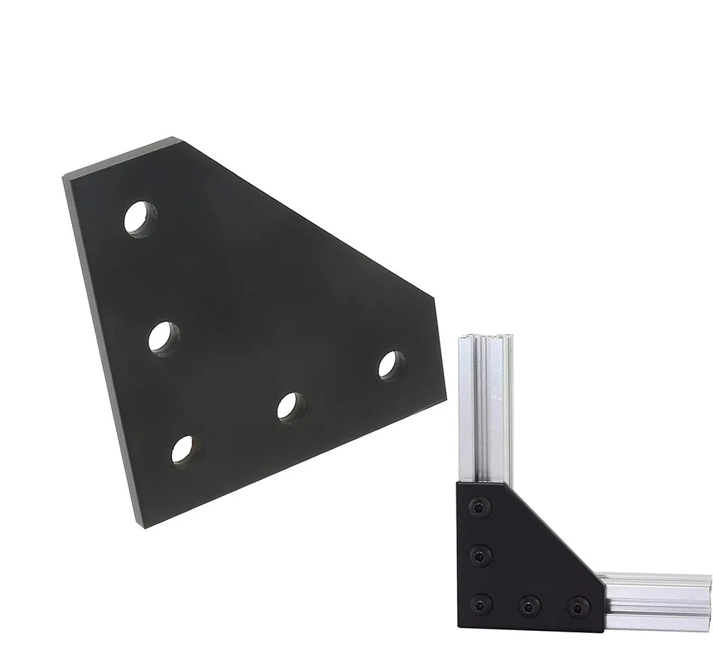 10Pcs 2020 L Shape Joint Plates,Outside Corner Bracket Joint Board Connection for 2020 Series Aluminum Extrusion Profile