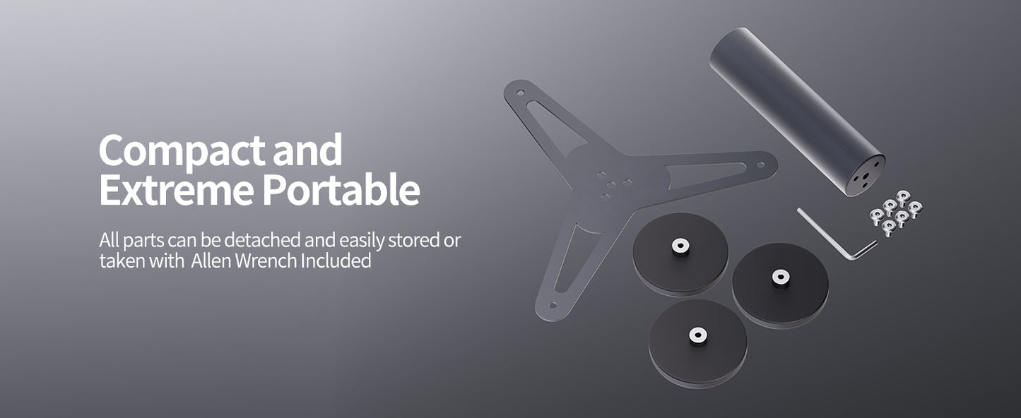 Starlink Mini Mount Magnetic Tripod Mount for Starlink Mini Car Roof Mounting Kit Accessories Compatible with Original Pipe